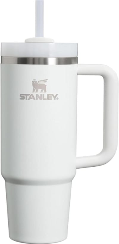 Stanley Quencher H2.0 Flowstate Tumbler 0.89L (Frost) - RVS - Lekvrije Thermosbeker met Rietje & Handvat – Geïsoleerd RVS – BPA-vrij - Drinkfles Waterfles