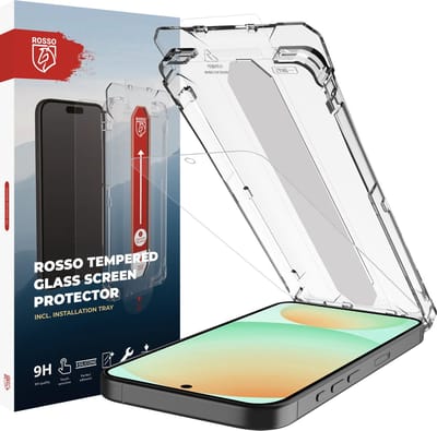 Rosso Screenprotector Geschikt voor Samsung Galaxy A37 | 9H Tempered Glass | Beschermglas | Case Friendly | Met Installatietray | Geen luchtbellen & stof | Eenvoudige montage