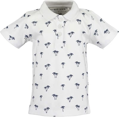 Blue Seven - Jongens poloshirt - Wit - Maat 86
