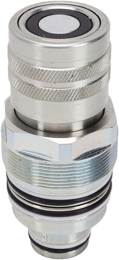 Hydraulische Snelkoppeling voor Mannelijke Aansluiting met Plat Oppervlak, M46 Draad, Lekvrije Connector voor Bobcat S130-lader, Temperatuur van -13F tot 257F