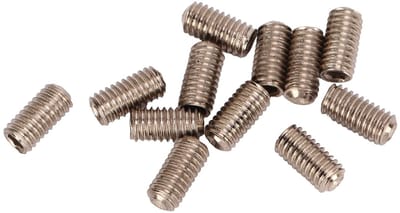 Dailygoods - Gitaarbrugschroefset, 12 Stuks Roestbestendig