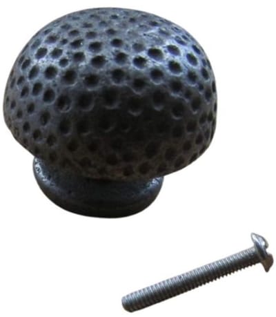 Dimpled Knob Cast Iron Rustic Vintage Old Retro Style Cabinet Cupboard Drawer Antique Iron