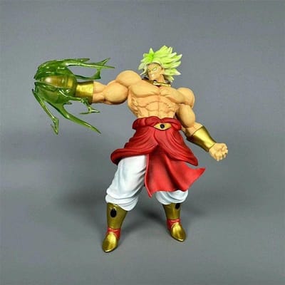 15cm/5.9in Dragon Ball Z Model Broly Super Saiyan Goku VS Broly Actiefiguur PVC Verzameling Model Speelgoed Cadeaus Duurzaam beige