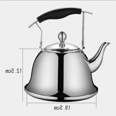Waterkoker met Fluitje - Theepot Kookpan - Water Koken - Automatische Fluitindicator - 3 Liter - Blauw