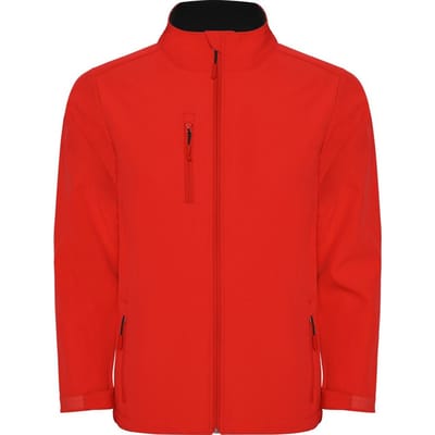 Roly Heren Nebraska Soft Shell Jas (Rood)