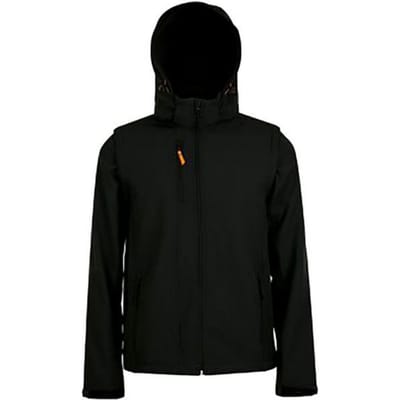 SOLS Herenslaapzak Pro Softshell Jacket (Zwart)