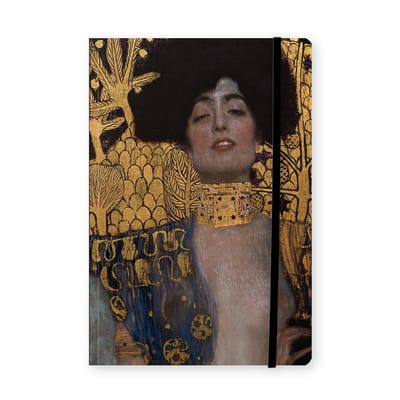 Lanzfeld Klimt - Kunst Notitieboek A5 - Gelinieerd - Judith - 80 Pagina's - Softcover