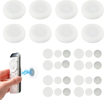 Upgraded Magnetische Houder voor Afstandsbedieningen - Muurbevestiging zonder Boren, Super Sterk en Zelfklevend voor TV en Apparaten, Ideaal voor Router en Organisatie