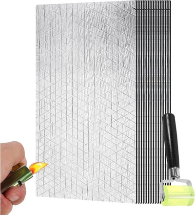 Geluiddempend Materiaal - Geluidsisolatie Platen - Auto Geluid Reduceren - Zelfklevende Peel-and-Stick - 1 meter breed - Zwart