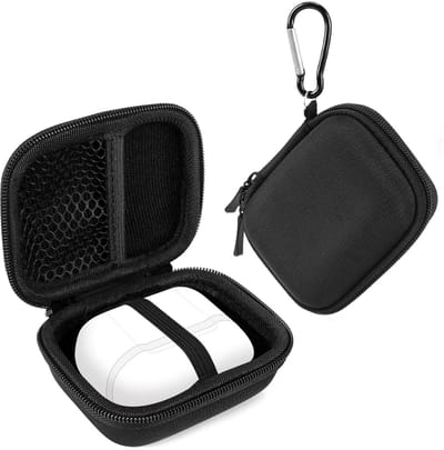 Allecto - Oordopjes hoesje - Hard shell case - Ideaal voor bescherming - Compact formaat - Kabelopslag - Geschikt voor EcoBuds, Indy True...