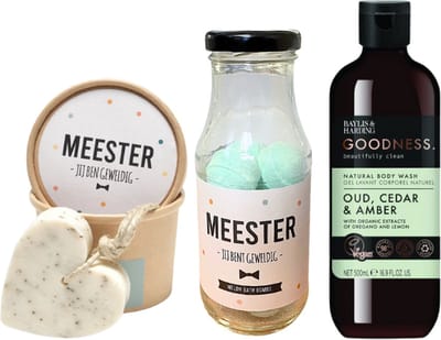 Meester Cadeauset Meester Jij Bent Geweldig!