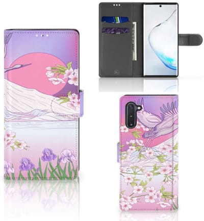 Samsung Galaxy Note 10 Telefoonhoesje met Pasjes Bird Flying
