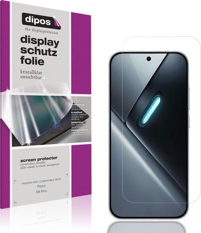 dipos – 4x Beschermfolie geschikt voor Poco X8 Pro | Krasbestendige & heldere Screenprotector Ultra-Thin