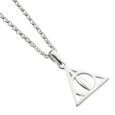 The Carat Shop - Harry Potter Zilveren Halsketting van de Dodelijke Hallen