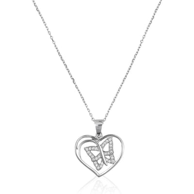Orphelia Dames 925 Sterling Zilveren Ketting met Hanger - Zilver ZH-4878