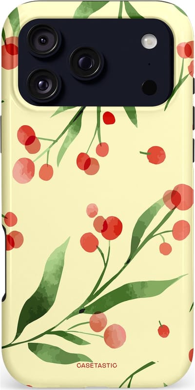 Casetastic hoesje geschikt voor Apple iPhone 17 Pro Max - MagSafe - Dubbellaagse bescherming - Watermeloen - Fashion Case - Crème Groen Koraal