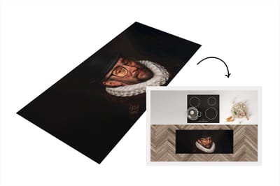 Keukenloper - Loper keuken - Willem van Oranje - Adriaen Thomasz - Hoed - 120x50 cm - Keukenloper vinyl