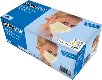 HYGOSTAR® Mondkapje met elastiek - ds 50st