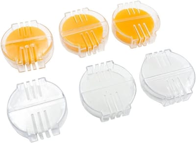 6 Stuks Bijenwas Draad Conditioner voor Handnaaien, Borduren en Ritsreparatie - Draadwas Blok voor Quilten en Naaiwerk met Verbeterde Lubricatie