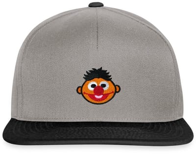 Sesame Street Ernie Borduurwerk Snapback cap