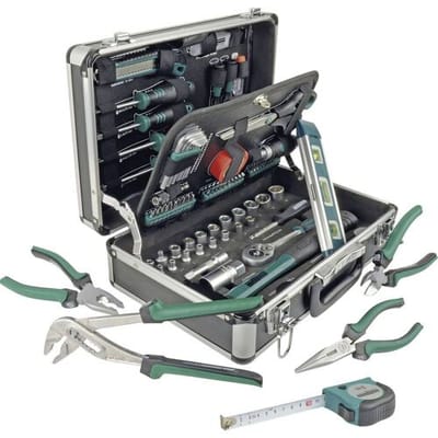 Brüder Mannesmann M29067 Gereedschapskoffer (gevuld) 90-delig Doe-het-zelver (l x b x h) 370 x 135 x 265 mm