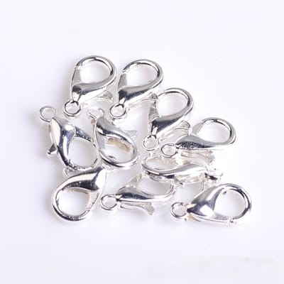 Dailygoods- Karabijnhaak 21mm - Musketonhaak - Sluiting Sieraden Maken - Sleutelhanger - Kralen - Zinklegering, Duurzaam - Sluitingen
