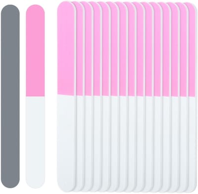 Polijstvijl Set van 30 Stuks, 600/1200/3000 Korrel, Professionele Nagelbuffer en Vijlen voor Natuurlijke en Gelnagels, Ideaal voor Thuisgebruik