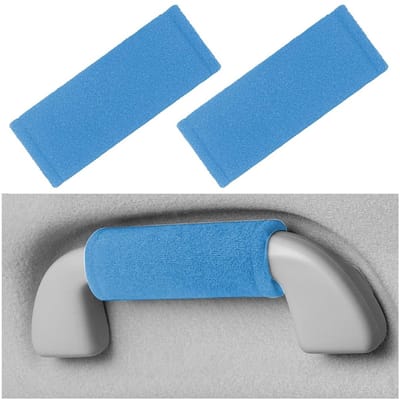 Dailygoods- Autogreepafdekking 2-pack - Zachte/Pluche Bescherming - Antislip Deurklinkafdekking - Universeel voor Auto's - Verbeterde Grip - Luxe Interieur - Deurgreepcover