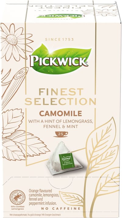 Thee pickwick finest selection camomile 25x2gr | 4 stuks