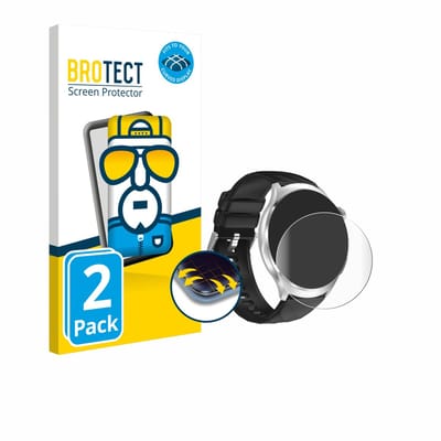 BROTECT - Screenprotector voor Knauermann Pro 4 2026 (rond) - Folie Beschermfolie transparant volledig dekking - 2 Stuks