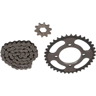420 Ketting Tandwiel Set Staal 10T Voor Motor Tandwiel 36T Achter Kettingwiel Tandwiel met 60 Schakel Aandrijfketting voor DIY