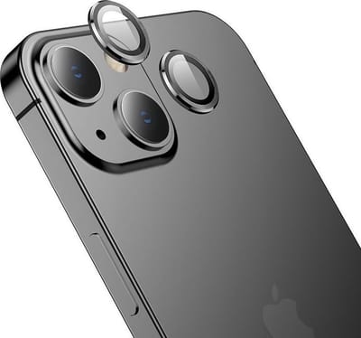 Hoco Camera Lens Protector Geschikt voor iPhone 13 / iPhone 13 Mini - Zwart