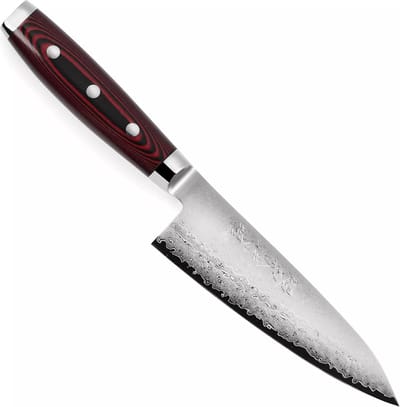 Yaxell Super Gou Koksmes 15 cm – 161 Lagen Damaststaal – SG2 Staal – 63 HRC – Canvas-Micarta Heft