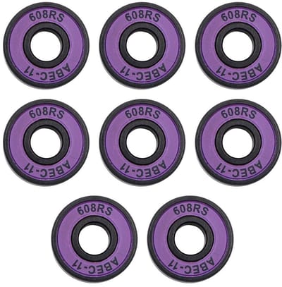 Dailygoods- Lagers hoge snelheid - 608 RS ABEC-11 - skateboardaccessoires - keramische kogellagers - verwijderbare afdichting - lange duurzaamheid - Skateboardlagers