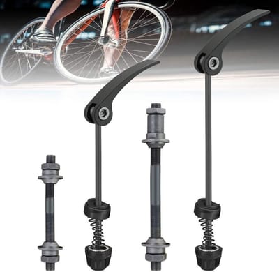 Snelle Ontgrendelings Fietsnaaf met Standaard Afstand, Achterwiel Trainer Skewer, Geschikt voor de Meeste Fietsen, Duurzaam en Lichtgewicht Design