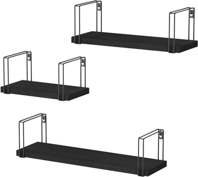 Unyqoos ® Stijlvolle Zwevende Wandplanken Set van 3 voor Elke Kamer