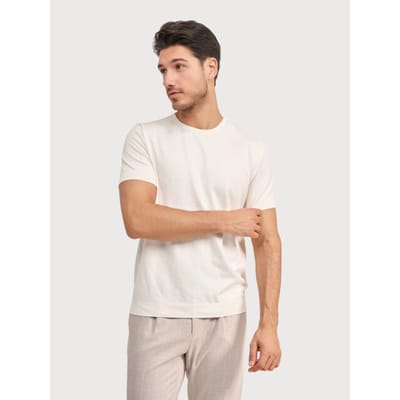 BLUE INDUSTRY T-shirts Polo's & T-shirts Heren - Polo shirt - Gebroken wit - Maat L