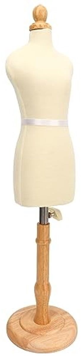 Allecto - Vrouwelijke jurk - Mannequin body - Hoogwaardige materialen - Bruin & Zilver - Damesmode - Perfect voor etalage