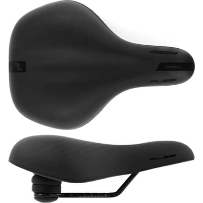 Massi Flee Gel Elastomer Zadel Zwart 190 mm Man,Vrouw