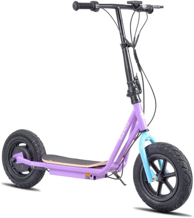 Joystar elektrische scooter Salem - elektrische scooter - lichtgewicht - opvouwbaar - 12 inch wielen - 250W 5.2Ah - maximale snelheid 25 km/u - paars