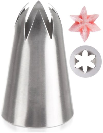 Spuitmond Edelstaal Ster - Spuitmondjes voor Spuitzak - Decoratie - Cupcake