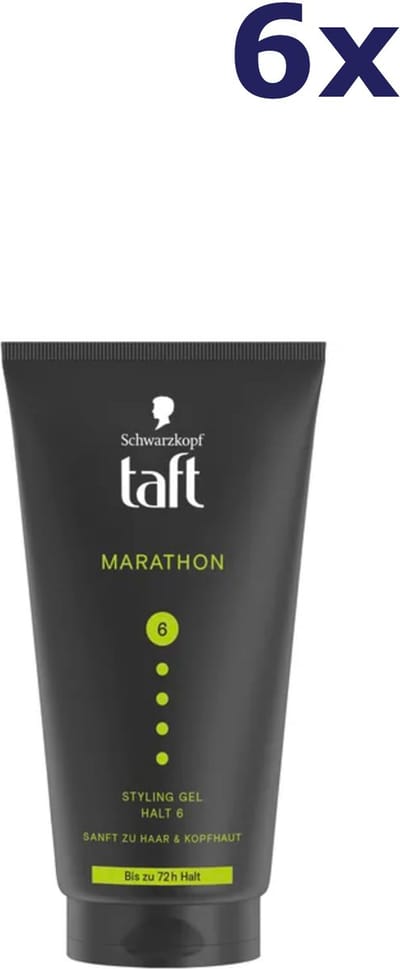 6x Taft haargel MARATHON 150ml