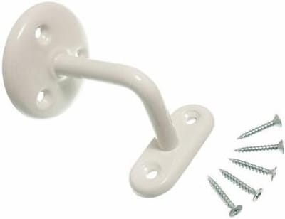 Trapleuning Beugels - Steunen - Trap Beveiligen - Set van 2 - 63 mm - Wit