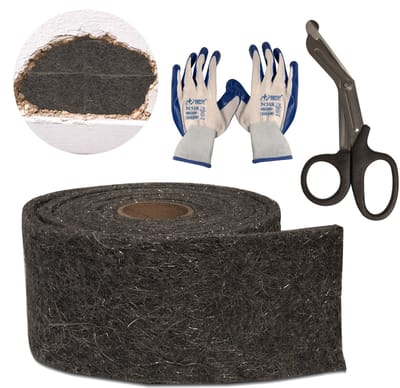 Weringsband - Staalwol - Muizen & ratten - Gaas - Verjager - Binnen - Buiten - 3 meter - Compleet pakket