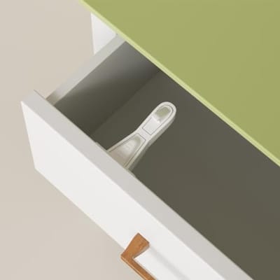 PolkaHome 12 Stuks Babyveiligheidskastsloten - Kindveilige Ladesloten met Schroeven voor Laden en Kastdeuren - Wit