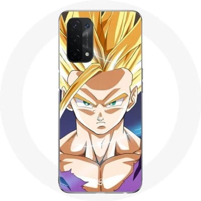 Oppo A54 5G hoesje Dragon ball z sangoku Blond haar