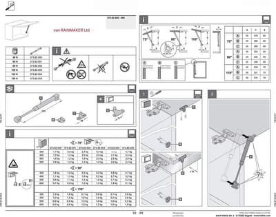carmdering - Gasveer - Kastdeur Demper - Softclose Scharnier - 100N, hydraulisch, zacht sluitend, eenvoudig te installeren, RVS/ABS - Voor keukenkasten & kledingkasten - Stil & duurzaam - 4 stuks