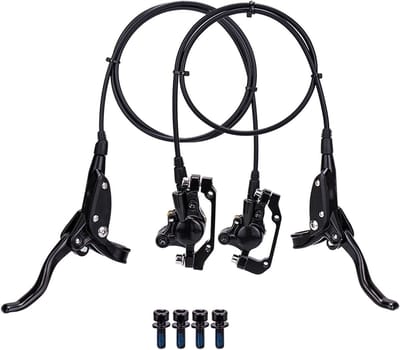 Fiets Remmen - Hydraulische Set - Veilig Fietsen - Erosiebestendig Ontwerp - 76cm 135cm - Zwart