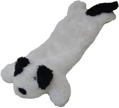 Animal Boulevard Classic Woofles Hondenspeelgoed - Border Collie Knuffel Flattie met Crunchy - Maat S: 31 cm