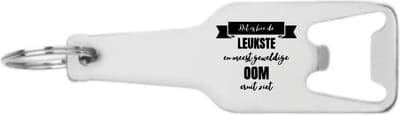 Akyol - dit is hoe de leukste en meest geweldige oom eruit ziet flesopener - Oom - familie - cadeau - 105 x 25mm